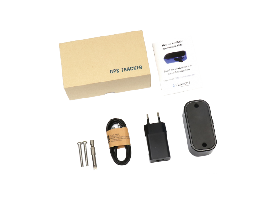 <p>fb222-fekete-dobozos</p> FLEXCOM FB222 kerékpár GPS és BeiDou nyomkövető (BK9005)